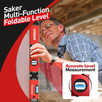 Saker Multi-function Foldable Level, 28-Inch Level Tool, Gift - Image 4