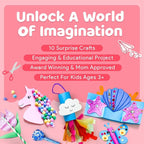 Mumaloo Kids Craft Kit – 10 Unicorn & Mermaid Art Projects | No Mess · All - Image 2