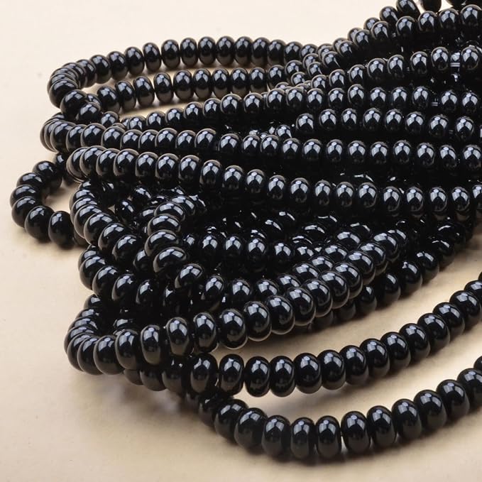 ICAI Beads 5x8mm Natural Rondelle Spacer Loose Beads - Image 5