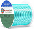 Mandala Crafts 16 Gauge Turquoise Anodized Aluminum Craft Wire, 100 FT | Colored by MandalaCrafts