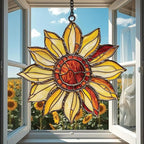 Sunflower Acrylic Suncatcher Window Hanging Floral Window Decor Garden Gift - Image 4