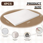 High Density XPS Foam Board, 4 Pack, 15.6x11.7x0.79in | Polystyrene Craft Foam - Image 3