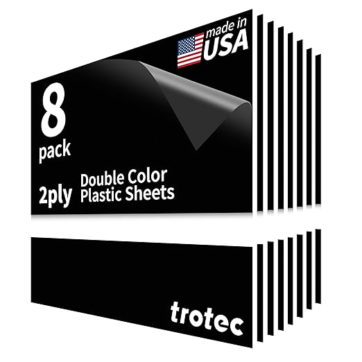 Trotec TroLase | 12"x12"x1/8", Guillotine | Made in USA by TrotecEngravingSupplies
