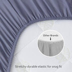 Biloban Crib Sheets Fitted for Boys, 2 Pack Crib Sheet Fits for Standard Crib - Image 3