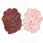 Royal Kraft Wooden Stamps DIY Fabric, Henna Printing Blocks THDtag011 - Image 4