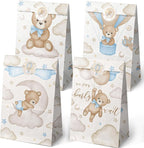 24 Pack Teddy Bear Baby Shower Bags, We Can Bearly Wait Baby Shower Bags by Outego
