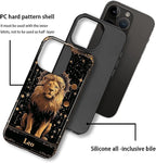 ZHEGAILIAN Case for iPhone 16 Pro, Galaxy Lion Gold Durable Shockproof Silicone - Image 2
