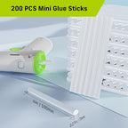 Narbell Mini Hot Glue Sticks, 0.27" Diameter and 4" Long Hot Melt Glue Sticks - Image 2