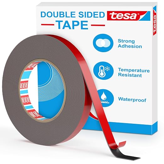 EMITEVER 0.59IN x 27FT Double Sided Tape Heavy Duty, Tesa Acrylic Foam | by EMITEVER