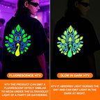 FUNKAKA Glow in The Dark & Fluorescence Heat Transfer Vinyl Bundle, 16 Pack 12" - Image 3