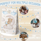 24 Pack Teddy Bear Baby Shower Bags, We Can Bearly Wait Baby Shower Bags - Image 5