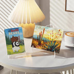 5 Pack Acrylic Display Stand, Plate Stand - Image 6