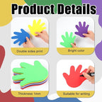 Ireer 48 Pcs Large Foam Hand Cutouts 6 Inch Assorted Color Handprint Die Cuts - Image 3