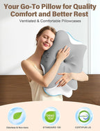 Cervical Neck Pillow for Pain Relief – Ergonomic Memory Foam Pillow for Side - Image 7