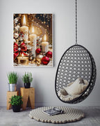 AREOPNMG Christmas Candles Paint by Numbers Kit - Image 5