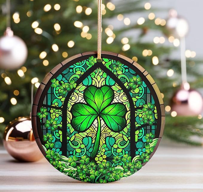 Irish St. Patrick's Day Ceramic Ornament - Image 4