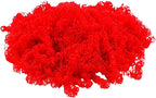 Hygloss 2 oz Curly Doll Hair for Crafts Red- Premium Synthetic Hair for Doll - Image 2