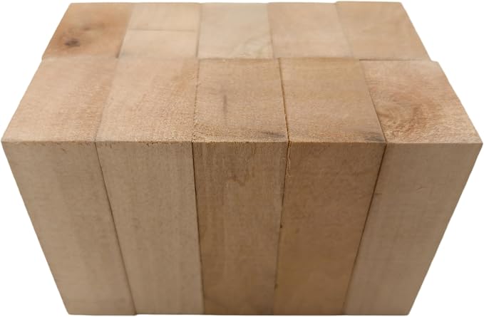 10PCS Basswood Carving Blocks, Whittling Wood Carving Kit, Unfinished Wooden - Image 5