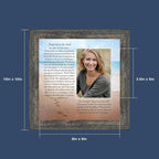 Footprints in the Sand Inspirational Wall Art, Beach Decor, Christian Gifts - Image 3