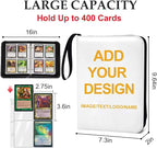 Custom Card Binder 400 Pocket, DIY Anime Sports Cover Design, Portable - Image 4