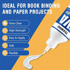 TEAWOO Book Repair Kit, 8.5 Oz + 2×1.35 Oz Acid-Free PVA Adhesive | Binding - Image 3