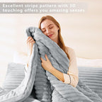 CozyLux Fluffy Queen Comforter Set - Image 5
