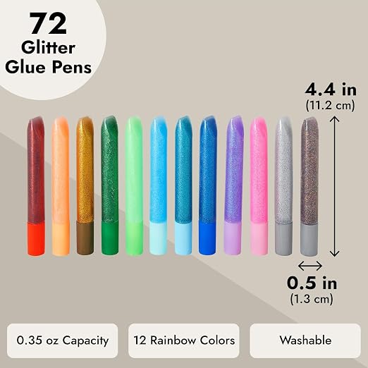 Bright Creations Glitter Glue Pens - Image 4