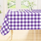 Smiry Rectangle Table Cloth, Waterproof Vinyl Tablecloth by Smiry