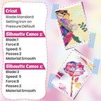 HTVRONT Splatter Heat Transfer Vinyl, 10 Sheets 12"x10" Paint Splatter HTV | - Image 6
