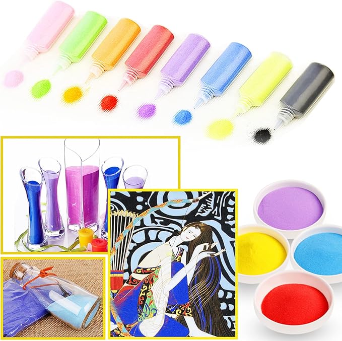 Guuozzli 36 PCS Art Sand Kit, DIY Scenic Sand Painting & Wedding Decoration - Image 7