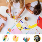 9"x12" White Paper for Art Craft 100 Sheets Drawing Paper for Sketching - Image 3