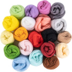 20 Colors Wool Roving 10g per, 7.05oz Total Needle FeltingWool DIY Craft | - Image 8