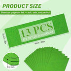 XSEINO 13 Rolls Green Felt Fabric, Fit - Image 2