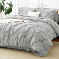 CozyLux California King Comforter Set Light Grey by CozyLux