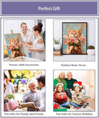 Cat Paint by Numbers Kit for Adults - Image 6