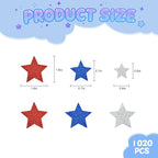 BEISHIDA 1020 PCS Glitter Foam Stickers - Image 3