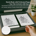 Ankkol Spiral Sketchbook 5x7, Small Sketch Book Hard Cover -100 Sheets - Image 5
