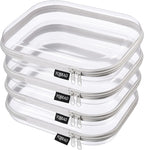 YQBRAO 4-Pack Clear Diaper Bag Organizer Pouches, 1.2mm Ultra-Thick PET Travel by Unknown