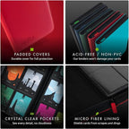 Vault X 4 Pocket Zip Trading Card Binder 160 Cards Exo-Tec | Holds 160 - Image 7