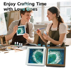 iLAND Crafts for Adults Zen Ocean Resin Art Kit, Creative Teen Crafts Resin Kit - Image 4