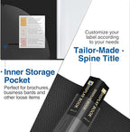 4 Pack Binder with Plastic Sleeves 30-Pocket, Displays 60 Pages, Sooez 8.5x11 - Image 3