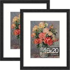 Vittanly 16x20 Picture Frames Set of 2, Ornate Vintage Photo Frame by Vittanly