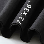 HaoFeijh Black Felt Fabric 72 * 36 Inch Wide 1.6mm, Soft Black Felt Sheets by by HaoFeiJH