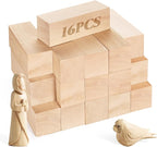 16PCS Basswood Carving Blocks, Carving Wood Blocks by YIPLED