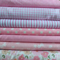 7PCS 18" x 22" Quilting Fat Quarters Fabric Bundles, by Unknown