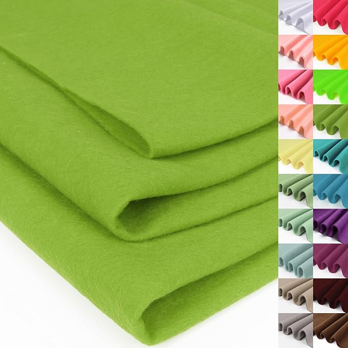 XSEINO Soft Felt Fabric, Large Single Piece, 36x108 Inch, 1.4mm Thick Apple by XSEINOiscreating%EF%BC%81