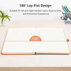 RETTACY Lined Journal Notebook, 192 Numbered Pages, A5 Size | Leather Hardcover - Image 7