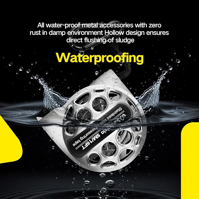 4-in-1 Laser Tape Measure with Laser Level Crosshairs |130ft/40m Laser - Image 7