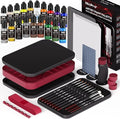 Nicpro All-In-One Miniature Painting Kit, Including 18 Colors Model Paint by Nicpro
