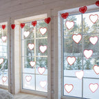 90 Pieces Heart Cutouts Paper Hearts Heart Shape Cards 5.5 Inches Large - Image 6